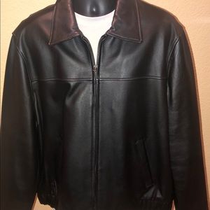 Extra large leather jacket